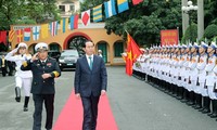 Presiden Tran Dai Quang mengucapkan selamat Hari Raya Tet di kota Hai Phong