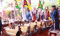 Perjamuan mengenangkan para prajurit Hoang Sa dulu di Balai Desa  An Vinh
