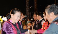 Ketua MN menghadiri upacara pembukaan Festival Nasional tentang Kebudayaan Etnis Minoritas Dao