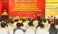 Sekretariat KS PKV mengadakan konferensi evaluasi sementara dua tahun pelaksanaan Instruksi tentang memperhebat gerakan “belajar dan bertindak sesuai dengan fikiran, moral dan gaya Ho Ch Minh