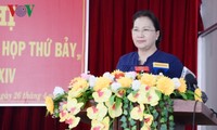 Ketua MN Nguyen Thi Kim Ngan melakukan kontak dengan pemilih di Kabupaten Phong Dien, Kota Can Tho