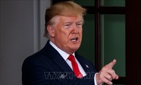 Presiden Donald Trump memberikan penilaian tentang peluncuran rudal yang dilakukan oleh RDRK