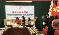 Pengurus Besar Lembaga Palang Merah Viet Nam mencanangkan bantuan terhadap warga yang terpengaruh bencana kekeringan, salinisasi, pencegahan dan pemberantasan wabah Covid-19