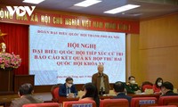 Sekjen Nguyen Phu Trong Lakukan Kontak dengan Pemilih Distrik-Distrik Hai Ba Trung, Ba Dinh dan Dong Da