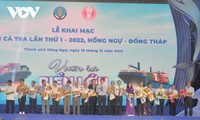 Pembukaan Festival Ikan Patin Pertama tahun 2022 di Provinsi Dong Thap