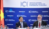 PM Vietnam, Pham Minh Chinh Kunjungi Institut Penelitian dan Pengembangan Informatika Nasional Rumania