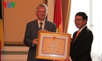 Belgian diplomats awarded friendship orders