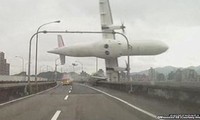 Commercial airplane crashed in Taiwan
