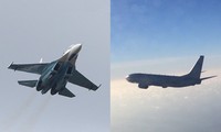 ເຮືອບິນສູ້ຮົບ Su-27 ຂອງລັດເຊຍ ສະກັດກັ້ນເຮືອບິນສອດແນມ ອາເມລິກາ ໃນທະເລ Baltic