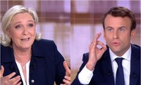 Debate televisivo entre dos candidatos a la presidencia francesa  