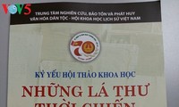 Las cartas de tiempos bélicos muestran la aspiración del pueblo vietnamita por la paz