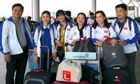 Jóvenes vietnamitas con buena voluntad para una mayor cooperación con amigos internacionales