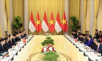 Presidente vietnamita da la bienvenida a su par indonesio