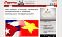 Prensa mundial da pésame al pueblo vietnamita ante la muerte del presidente Tran Dai Quang