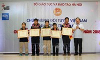 Hanói enaltece a los galardonados en la competición internacional de matemáticas y ciencias