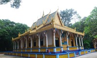Pagoda Doi, arquitectura característica jemer en el sur de Vietnam
