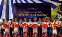 Inauguran exposición artística sobre mares e islas vietnamitas