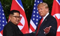 Donald Trump y Kim Jong-un se reúnen en la Zona Desmilitarizada Coreana
