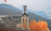 Medio de comunicación norcoreano presenta el lanzamiento pacífico de satélites