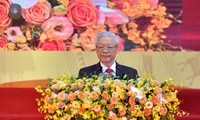 Máximo líder vietnamita: es necesario combinar la fuerza nacional y la de época en la diplomacia popular