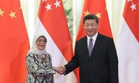 El presidente chino se reúne con sus homólogos de Polonia, Pakistán, Singapur y Argentina