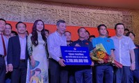 Celebración de la victoria de la selección vietnamita en el Campeonato Sub-23 del Sudeste Asiático