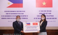 Vietnam dona 200 toneladas de arroz a Filipinas
