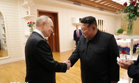 プーチン氏、朝鮮の支持に謝意　金総書記は戦略的協力強化の意向