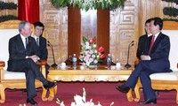 PM Nguyen Tan Dung menerima Walikota New York dan Menlu Argentina.