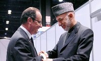 Presiden Perancis  melakukan  kunjugan luar biasa di Afghanistan.