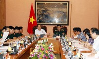 Konferensi evaluasi tingkat negara tentang pekerjaan mencari dan menghimpun tulang belulang prajurit Vietnam yang gugur di Laos dan Kamboja.