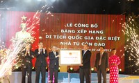 Rumah Penjara Con Dao  menerima piagam pengakuan situs peninggalan  nasional khusus