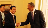 Perdagangan dan ekonomi antara Vietnam dan AS  sedang mengalami  kemajuan positif.