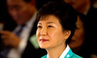 Upacara penyambutan Presiden  Republik Korea  Park Geun-hye