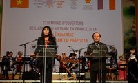 Upacara pembukaan  “Tahun Vietnam di Perancis” diselenggarakan di kota Paris