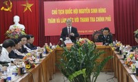 Ketua MN Vietnam, Nguyen Sinh  Hung melakukan temu kerja dengan  Badan Pemeriksaan Keuangan Pemerintah