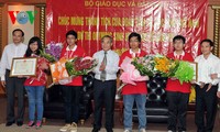 Vietnam mencapai prestasi tinggi pada Olympiade Biologi Internasional.