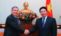 Presiden Republik Otonomi Tatarstan, Federasi Rusia, R.Minnikhanov  berkunjung di Vietnam