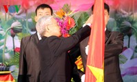 Sekjen  KS PKV, Nguyen Phu Trong menghadiri acara peringatan  ultah ke-65 Hari Jadinya Akademi Politik Nasional Ho Chi Minh