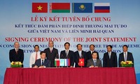 Mengakhiri perundingan tentang Perjanjian  Perdagangan Bebas antara Vietnam dan Persekutuan Beacuka Rusia-Belarus-Kazakhstan