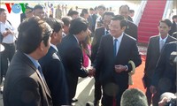 Presiden Vietnam Truong Tan Sang  telah tiba di kota Phnom Penh, memulai kunjungan kenegaraan di Kamboja