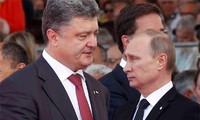 Perundingan tingkat tinggi antara para pemimpin Ukraina, Rusia, Jerman  dan Perancis tentang solusi menghentikan krisis di Ukraina