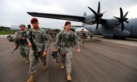 Prajurit Amerika Serikat mulai melatih untuk pasukan garda nasional Ukraina.