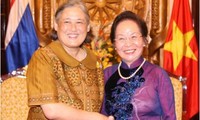 Wapres Vietnam, Nguyen Thi Doan menerima Putri Thailand, Maha Chakri Sirinborn