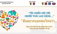 Kontes orasi dalam bahasa Thai: Kesempatan  bagi para mahasiswa Vietnam untuk  menegaskan diri sendiri