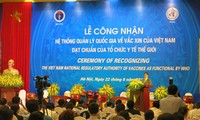 Sistim pengelolaan nasional tetang vaksin Vietnam diakui  mencapai patokan WHO.