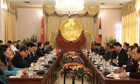 Wapres Vietnam, Nguyen Thi Doan melakukan kunjungan resmi di RDR Laos.
