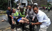 Serangan bom di Jakarta, ibukota Indonesia menimbulkan banyak korban