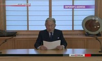 Kaisar Jepang  Akihito  mengirim pesan yang menyatakan keingintan untuk bersedia lengser