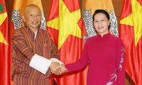 Ketua MN Vietnam, Nguyen Thi Kim Ngan menerima Ketua Parlemen Bhutan, Lyonopo Jigme Zangpo